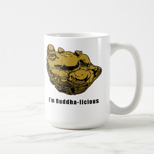 Caneca De Café Sou Buda-liciosa (Direita)