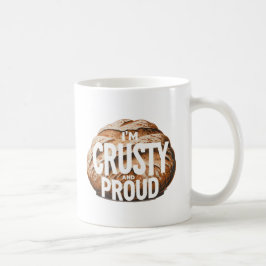 Caneca De Café Sou crocante e orgulhoso, eu faço pão