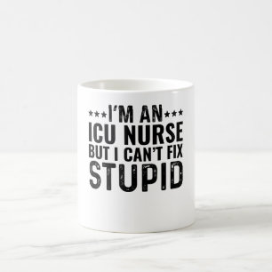 Caneca De Café Sou enfermeira da UTI, mas não consigo consertar o