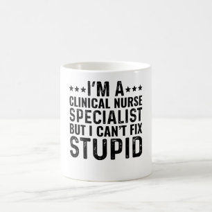 Caneca De Café Sou especialista em enfermagem clínica, mas não co