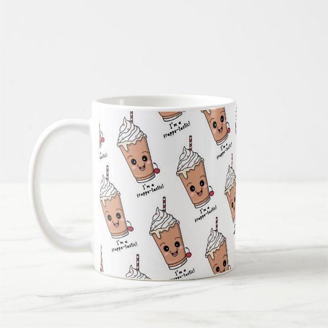 Caneca De Café Sou Frappe-tastic | Frappe com creme chicote (Esquerda)