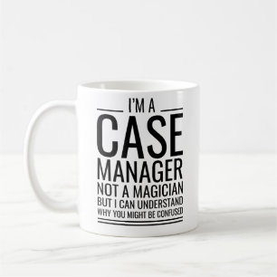 Caneca De Café Sou Gerente De Casos Não Um Mágico, Mas Posso Co
