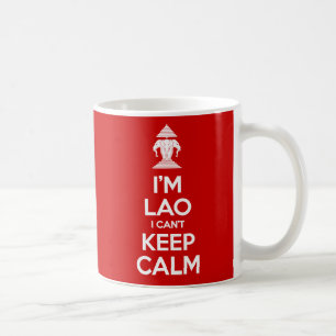 Caneca De Café Sou Lao Não posso ficar calmo