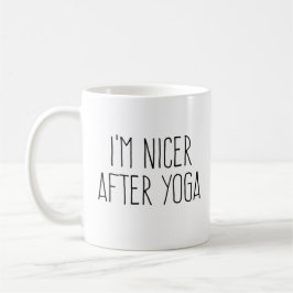 Caneca De Café Sou mais agradável depois de Yoga