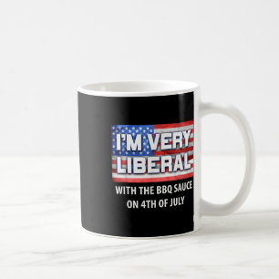 Caneca De Café Sou Muito Liberal Com Molho De Churrasco Pro Conse