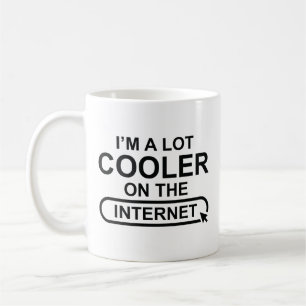 Caneca De Café Sou Muito Mais Legal Na Internet