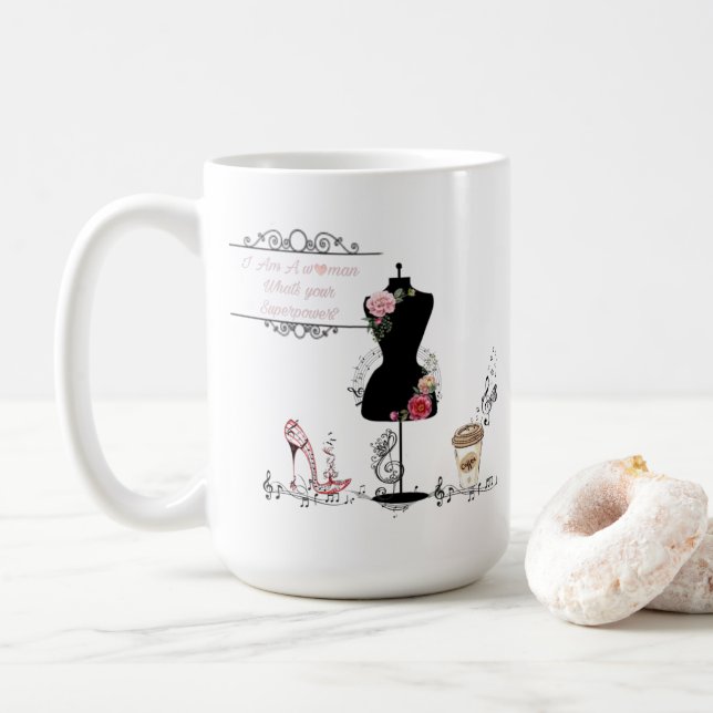 CANECA DE CAFÉ SOU MULHER (Com Donut)