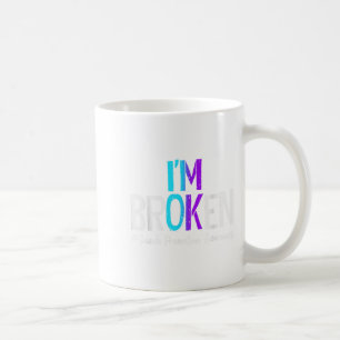 Caneca De Café Sou o Chá &amp quebrado; Prevenir Suicídio de Fita