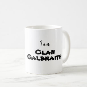 Caneca De Café Sou o Clan Galbraith.
