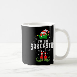 Caneca De Café Sou O Elfo Sarcástico Natal Família Pjs Fantasia