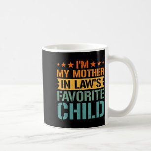 Caneca De Café Sou o Filho Favorito da Minha Sogra, Família Diver