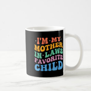Caneca De Café Sou o Filho Favorito da Minha Sogra, Pai/Mãe Engra