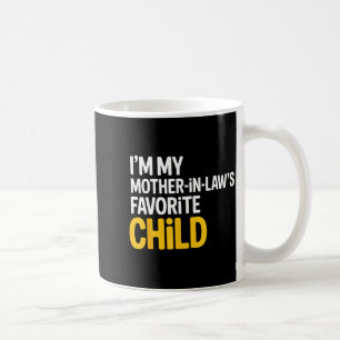 Caneca De Café Sou o Filho Favorito da Minha Sogra Piada de Pai 