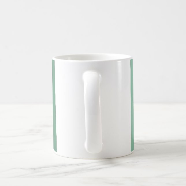Caneca De Café "Sou O Suficiente" Clássico Mug | Sage Green (Alça)