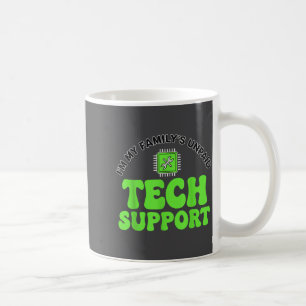 Caneca De Café Sou o Suporte Técnico Não Remunerado da Minha Famí