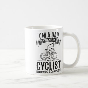 Caneca De Café Sou Pai Avô E Ciclista Nada Me Assusta Eu