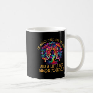 Caneca De Café Sou Principalmente Paz Amor E Luz E Um Pouco Vá F 