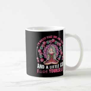 Caneca De Café Sou Principalmente Paz Amor E Luz E Um Pouco Vá F 
