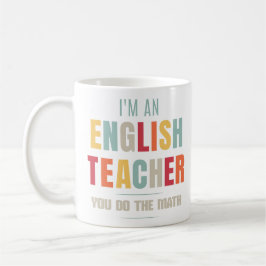 Caneca De Café Sou Professora Inglesa... você faz o Tutor Engraça