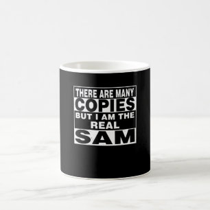 Caneca De Café Sou Sam Engraçado, Diversão Personalizada Pessoal
