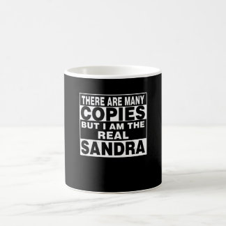 Caneca De Café Sou Sandra Funny, Presente Personalizado Pessoal