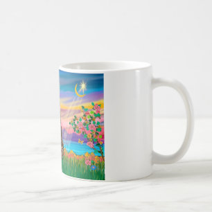 Caneca De Café Sou. SH Tabby Tiger Cat - Guardian Angel (#2)