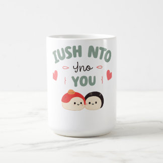 Caneca De Café Sou Soy em você 🍣 | Amor Cute Kawaii Sushi