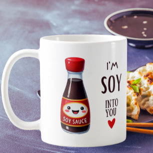 Caneca De Café Sou Soy em você, Mug
