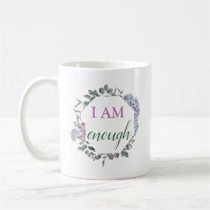 Caneca De Café Sou Suficiente para Inspirar Afirmação
