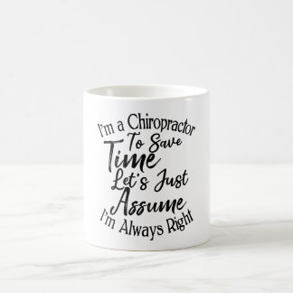 Caneca De Café Sou um Chiropracor para salvar o Vamos do tempo, a