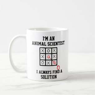 Caneca De Café Sou um cientista animal, sempre encontro uma soluç