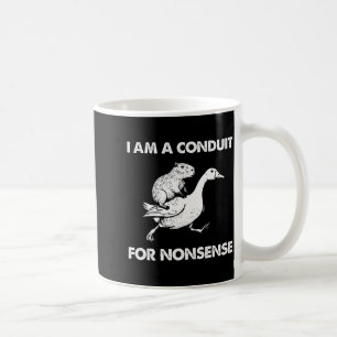 Caneca De Café Sou Um Condutor Para Meme De Ganso Capivara Sem Se