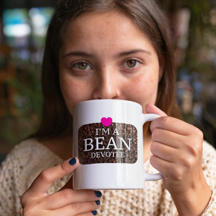 Caneca De Café Sou um Devotee de Bean, Impressão de café