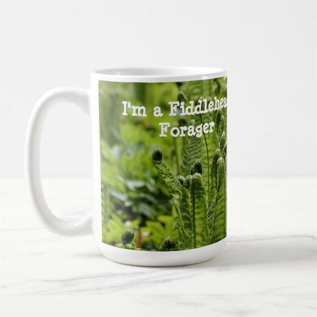 Caneca De Café Sou um Fiddlehead Forager (Esquerda)