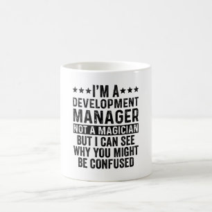 Caneca De Café Sou um gerente de desenvolvimento, não um mago en