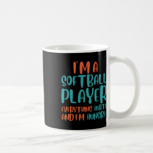 Caneca De Café Sou um jogador frágil, tudo dói e estou com fome