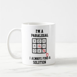 Caneca De Café Sou Um Paralego Sempre Encontrei Um Grupo De Soluç