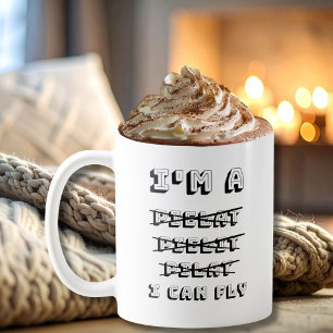 Caneca De Café Sou Um Pielat Pielit Pilat Eu Posso Voar Piloto En