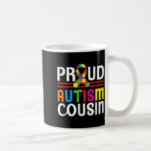 Caneca De Café Sou um Primo Orgulhoso do Autismo - Conscientizaçã