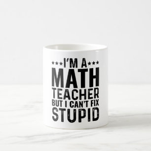 Caneca De Café SOU Um Professor de Matemática Mas Não Posso Corri