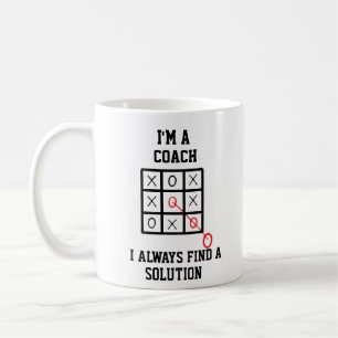 Caneca De Café Sou Um Treinador Que Sempre Encontro Uma Mudança D
