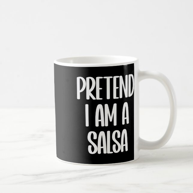 Caneca De Café Sou uma fantasia de Salsa Halloween (Direita)
