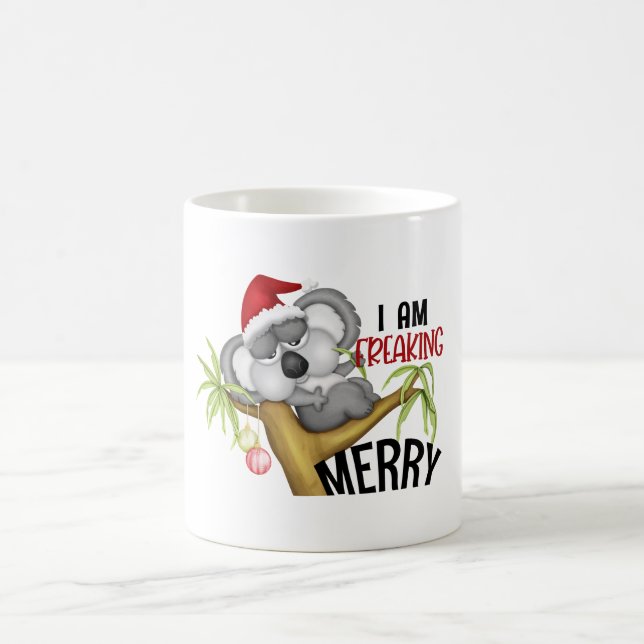Caneca De Café Sou uma feliz de Natal (Centro)