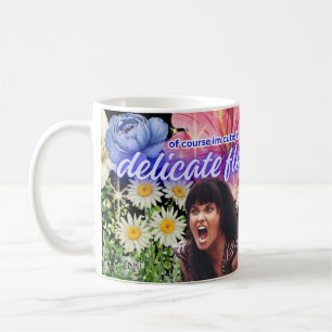 Caneca De Café Sou uma Flor Delicada
