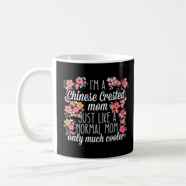 Caneca De Café Sou uma mãe chinesa, descansada, como uma mãe norm (Esquerda)