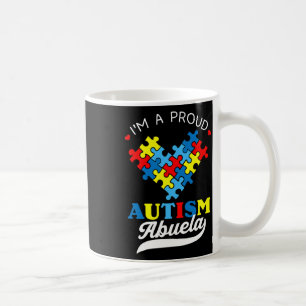 Caneca De Café Sou Uma Orgulhosa Avó Autismo Conscientização Neto