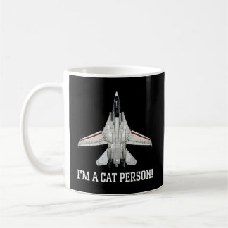 Caneca De Café Sou Uma Pessoa Gato F-14 Tomcat