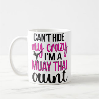 CANECA DE CAFÉ SOU UMA TIA DE MUAY THAI TIA DE MUAY THAI ENGRAÇAD