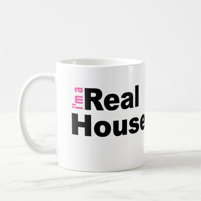 Caneca De Café Sou uma verdadeira dona de casa, Coffee Mug (Esquerda)
