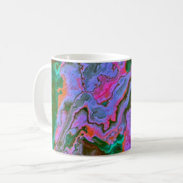 Caneca De Café Sour Marble (Frente Esquerda)